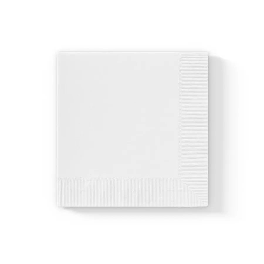 White Coined Napkins