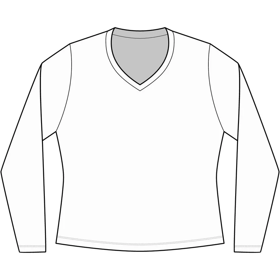 Women's Long Sleeve Fan Favorite V-Neck Tee