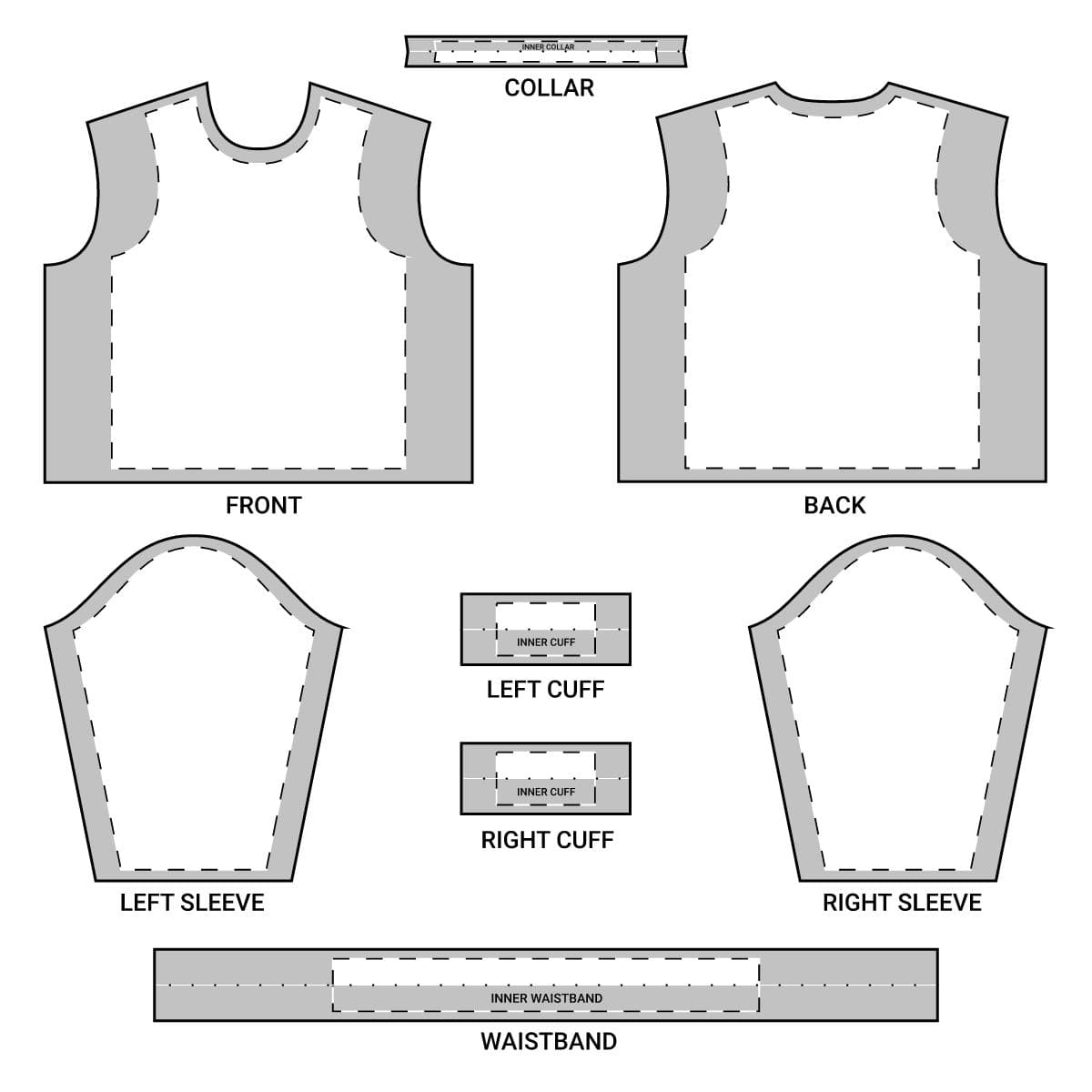 Men's Crewneck Long Sleeve Sweatshirt (AOP)