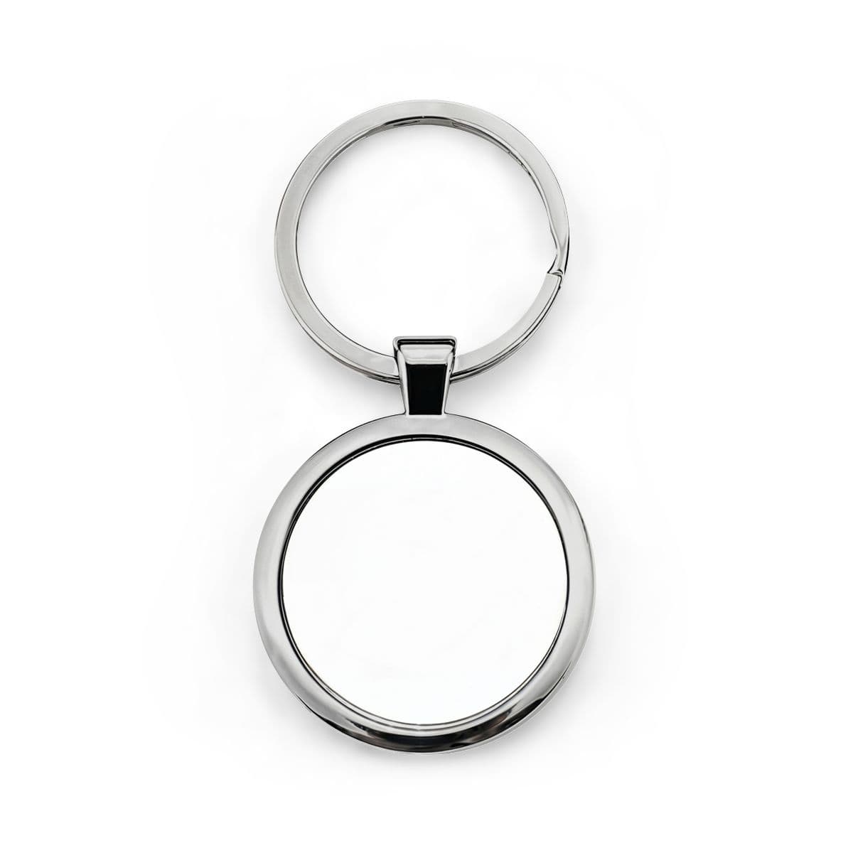 Round Stainless Steel Keychain