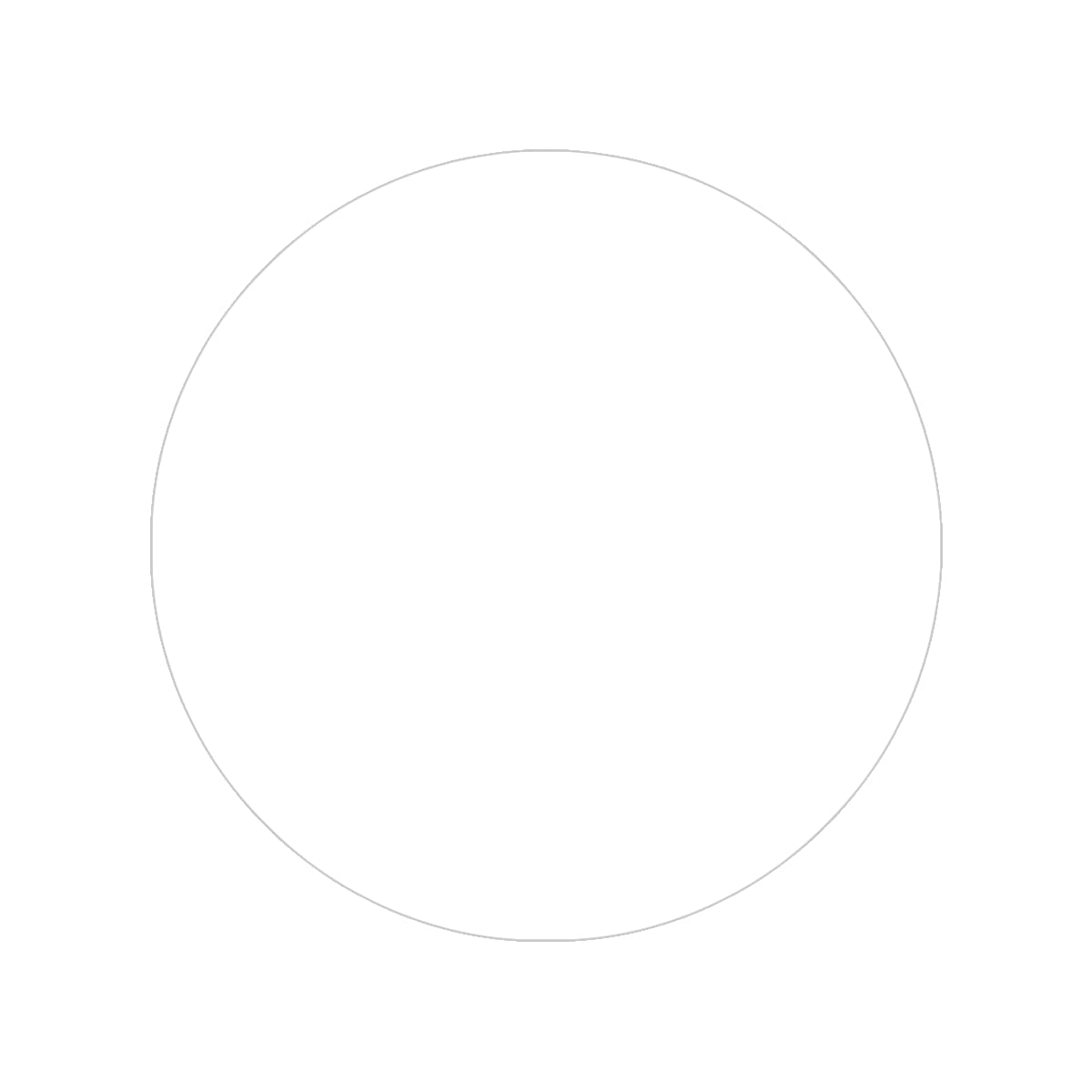 Transparent Outdoor Stickers, Round, 1pcs