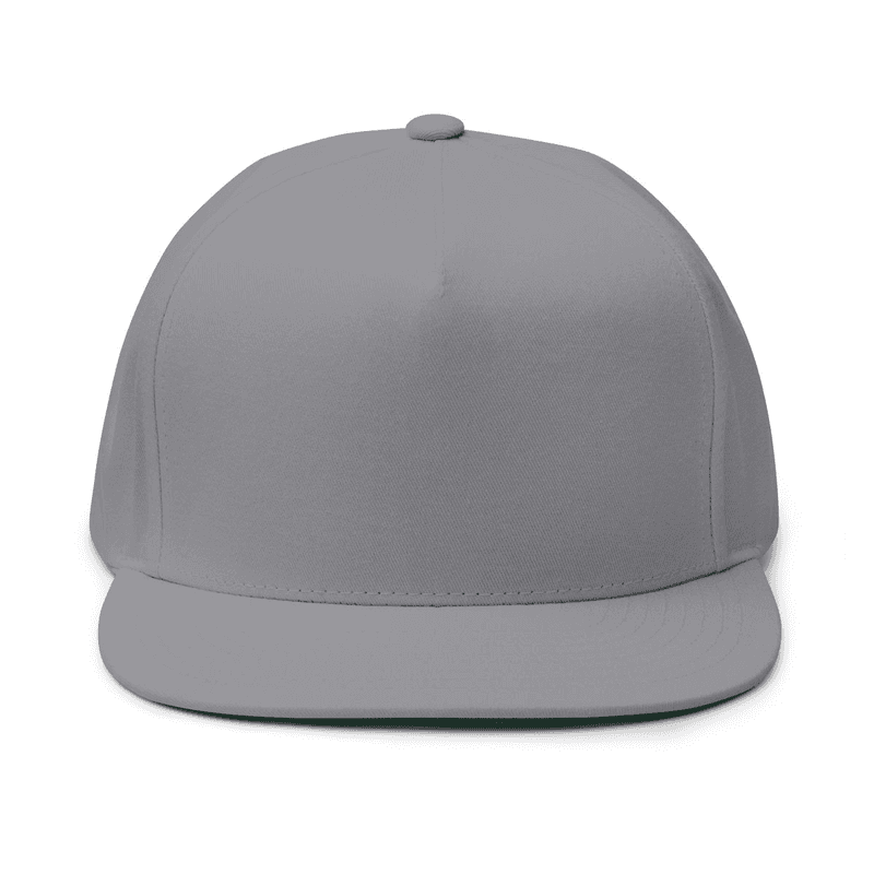 Flat Bill Cap (Embroidery)