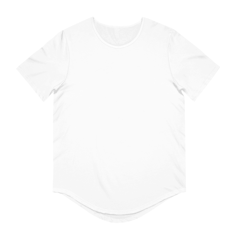 Men's Jersey Curved Hem Tee