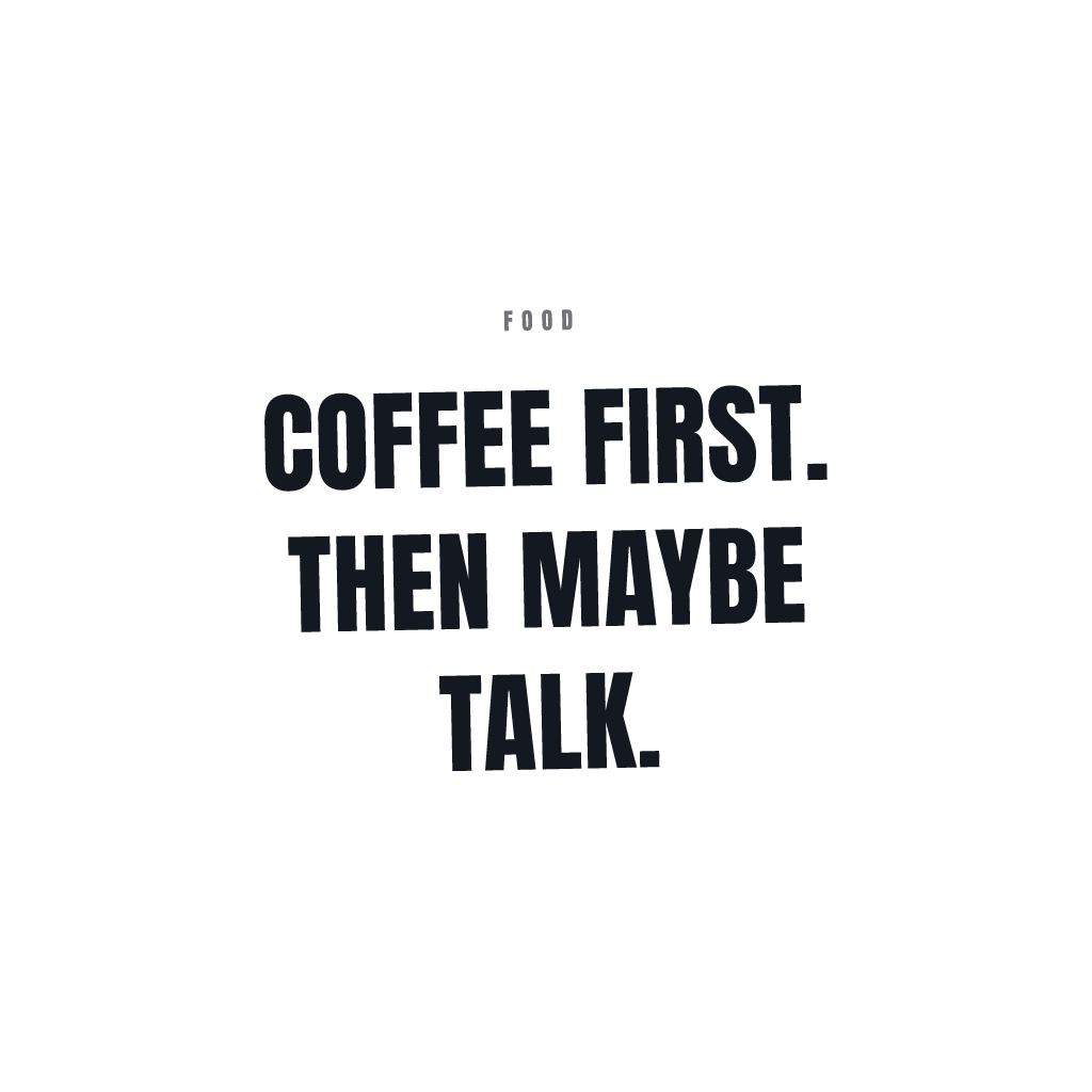 Coffee Then Talk