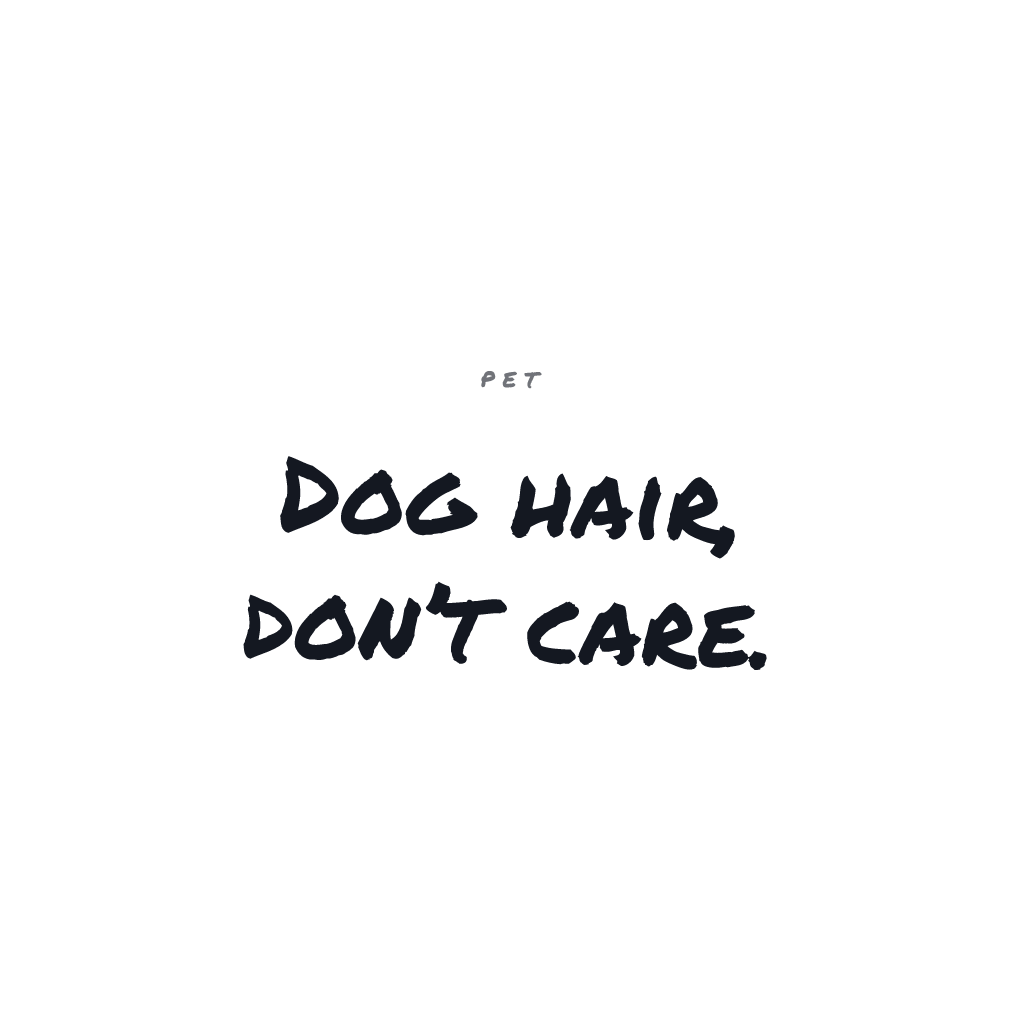 Dog Hair Don’t Care