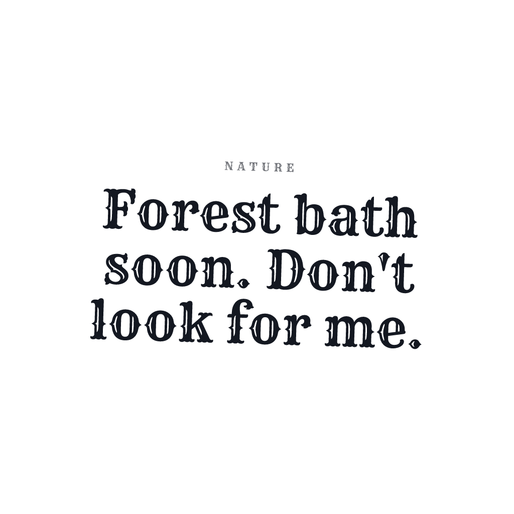 Forest Bath Soon